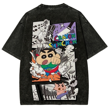 Crayon Shin-chan | Unisex Fit Washed T-Shirt