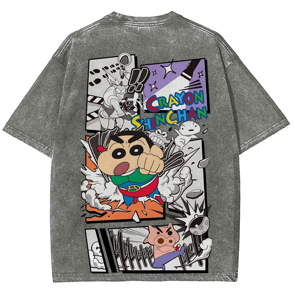 Crayon Shin-chan | Unisex Fit Washed T-Shirt