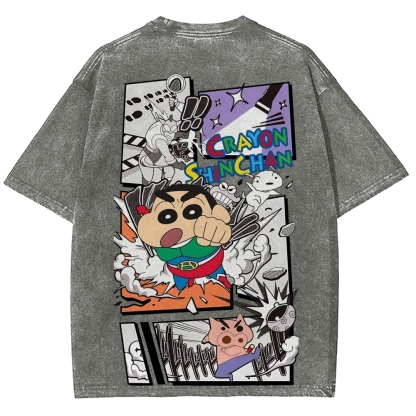 Crayon Shin-chan | Unisex Fit Washed T-Shirt