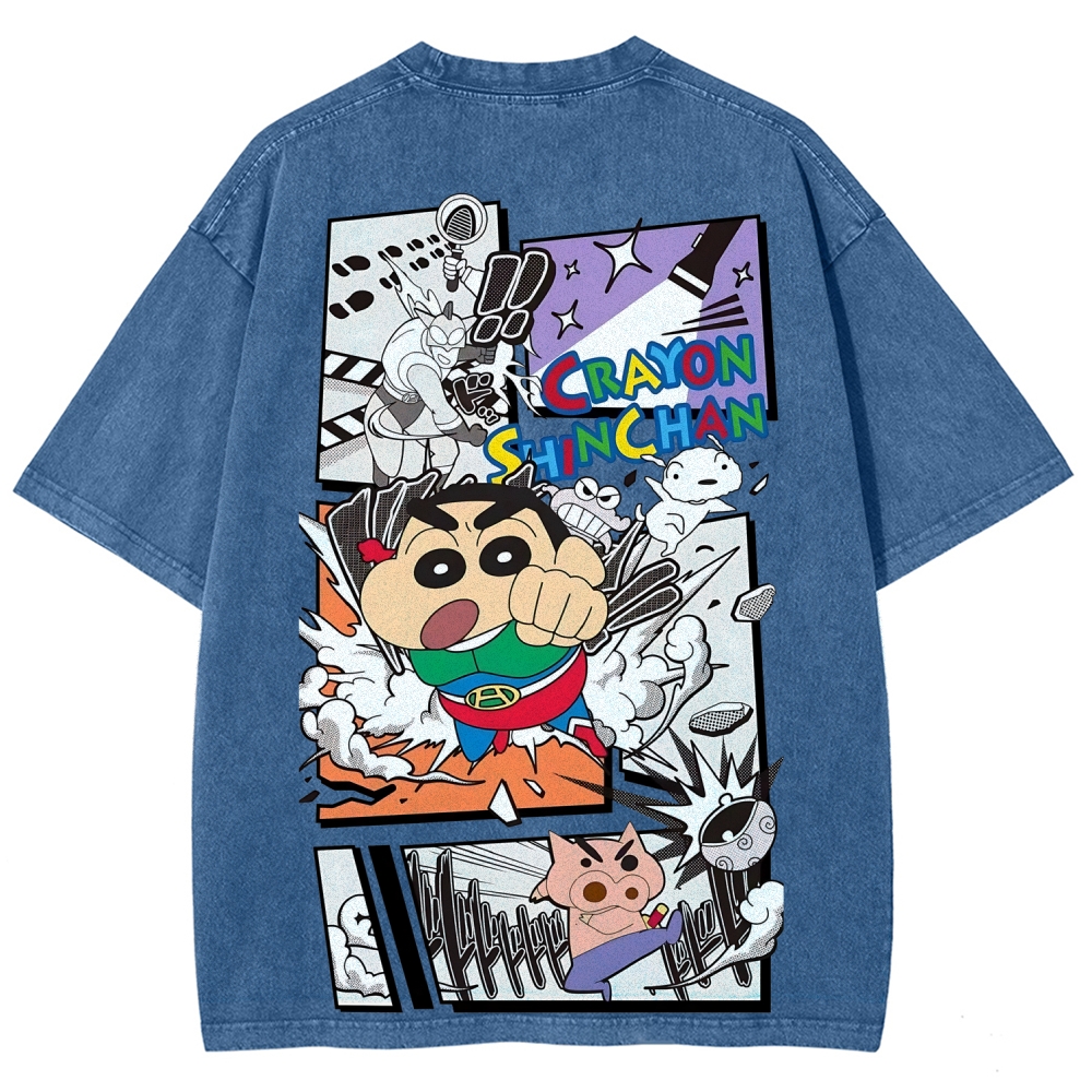Crayon Shin-chan | Unisex Fit Washed T-Shirt