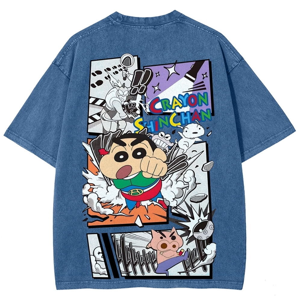 Crayon Shin-chan | Unisex Fit Washed T-Shirt