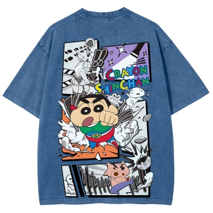 Crayon Shin-chan | Unisex Fit Washed T-Shirt