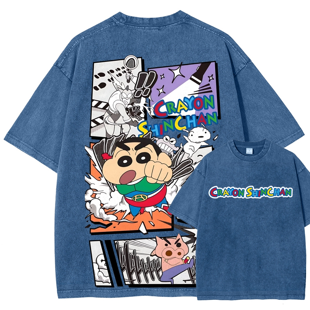 Crayon Shin-chan | Unisex Fit Washed T-Shirt