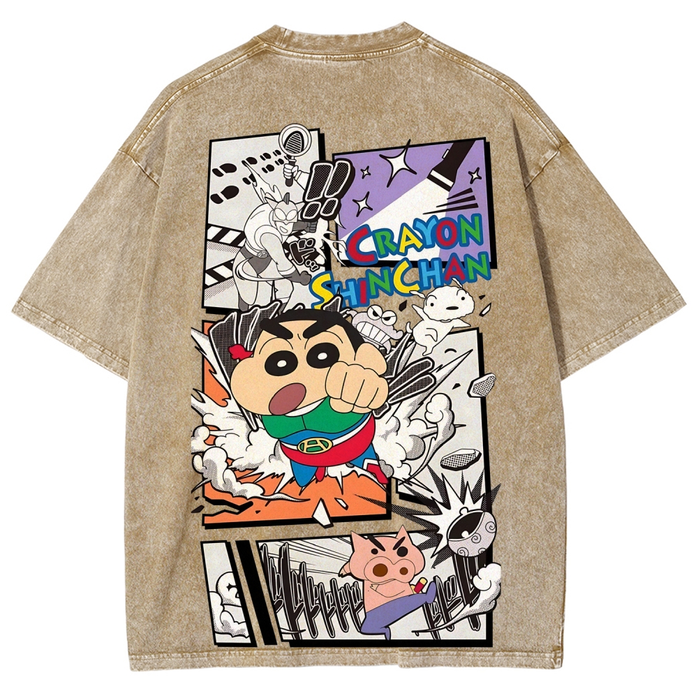 Crayon Shin-chan | Unisex Fit Washed T-Shirt