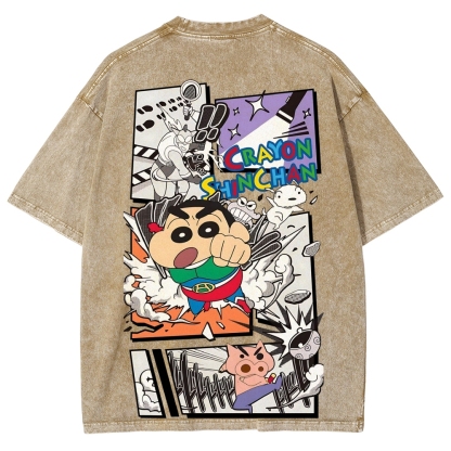 Crayon Shin-chan | Unisex Fit Washed T-Shirt