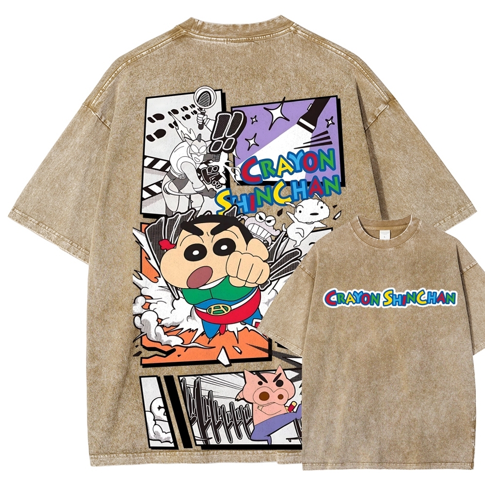 Crayon Shin-chan | Unisex Fit Washed T-Shirt