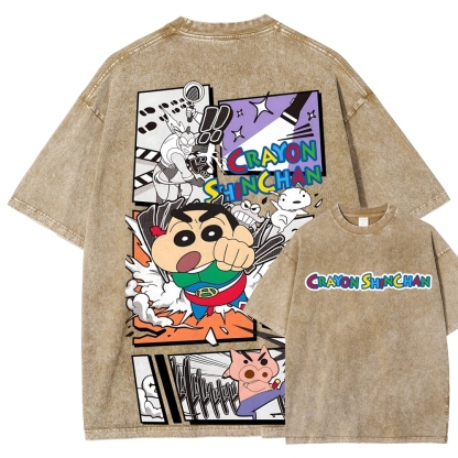 Crayon Shin-chan | Unisex Fit Washed T-Shirt