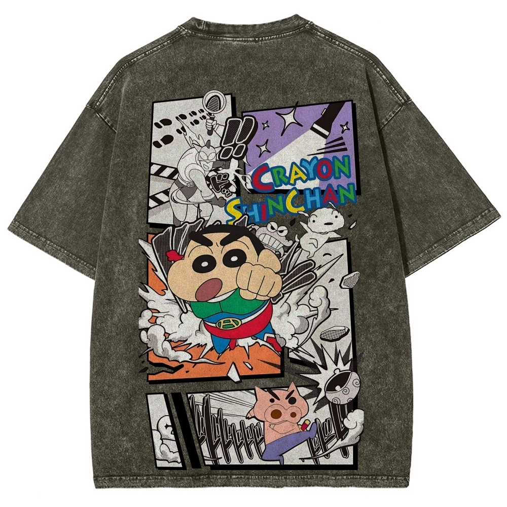 Crayon Shin-chan | Unisex Fit Washed T-Shirt