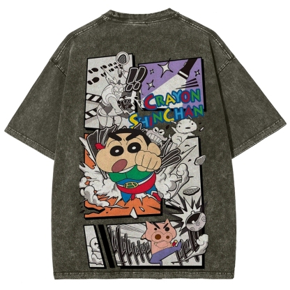 Crayon Shin-chan | Unisex Fit Washed T-Shirt