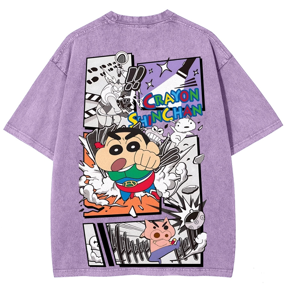 Crayon Shin-chan | Unisex Fit Washed T-Shirt