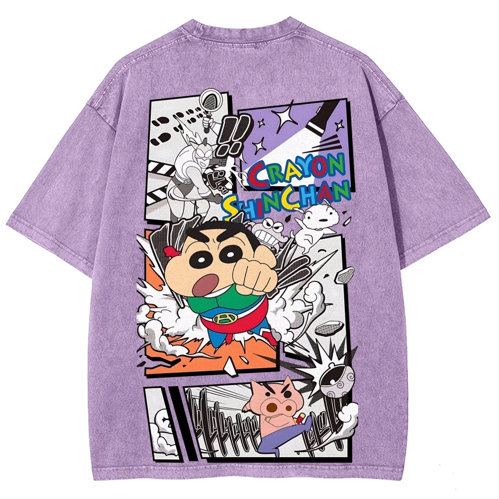 Crayon Shin-chan | Unisex Fit Washed T-Shirt