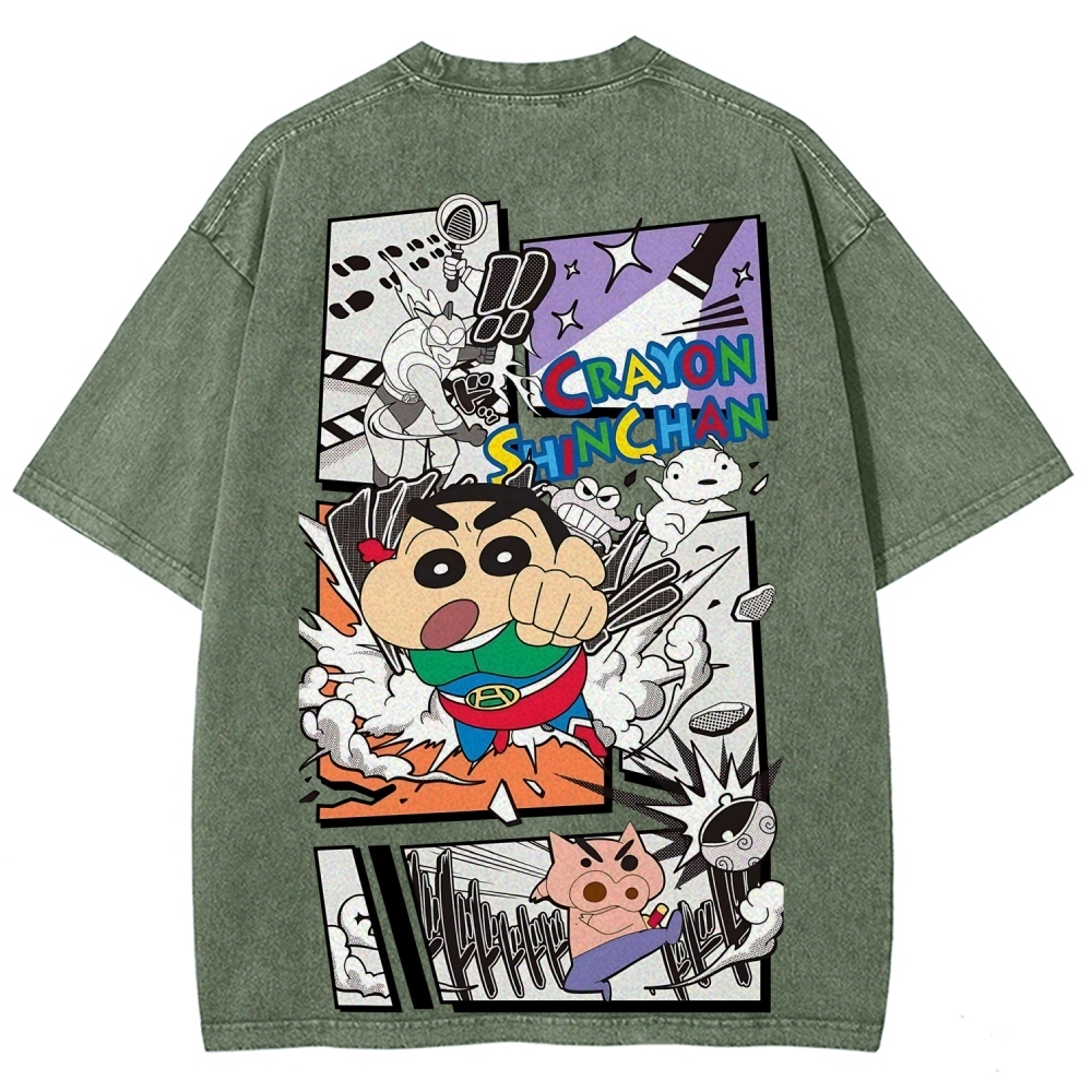Crayon Shin-chan | Unisex Fit Washed T-Shirt