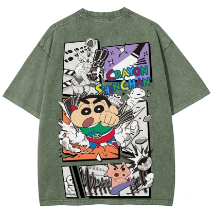 Crayon Shin-chan | Unisex Fit Washed T-Shirt