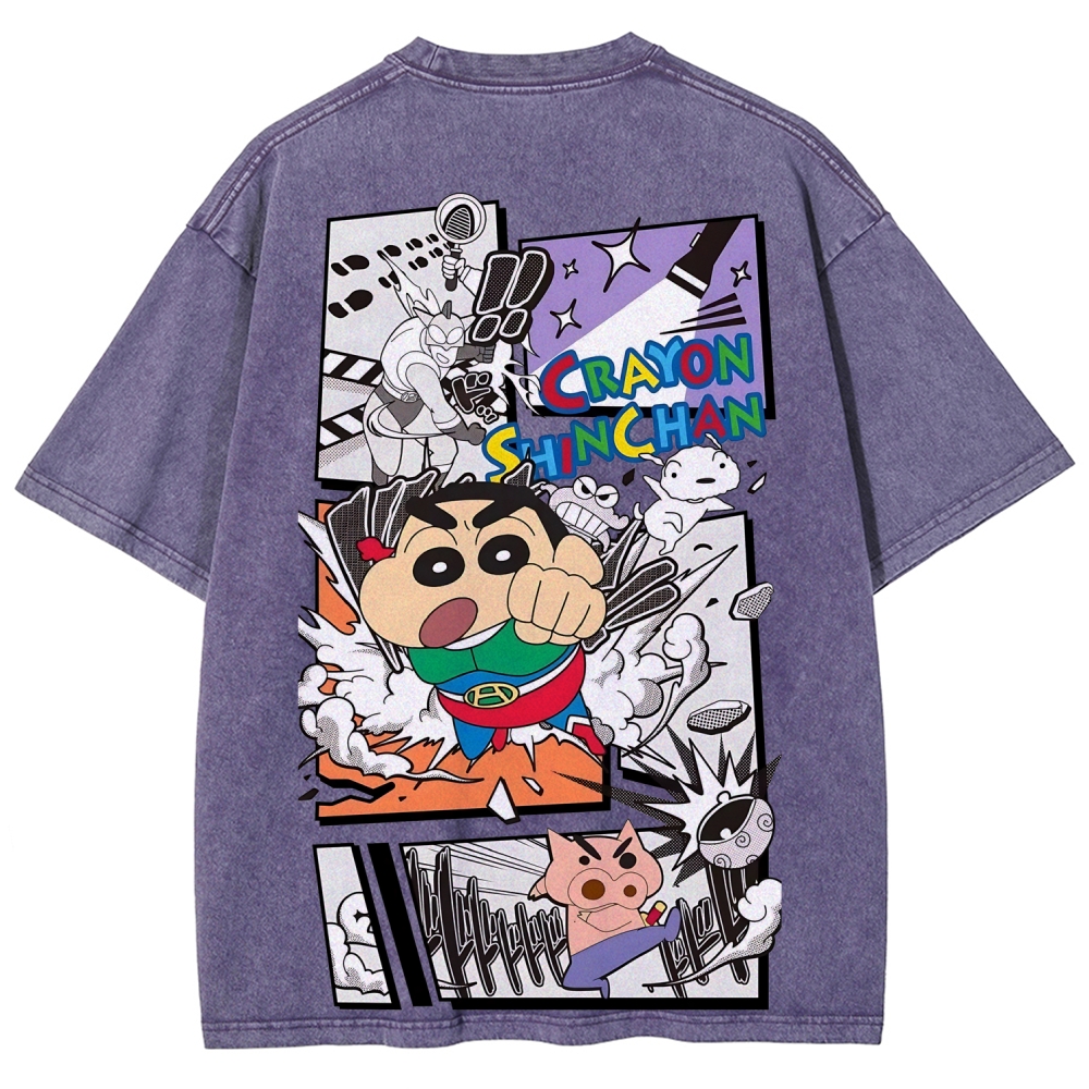 Crayon Shin-chan | Unisex Fit Washed T-Shirt