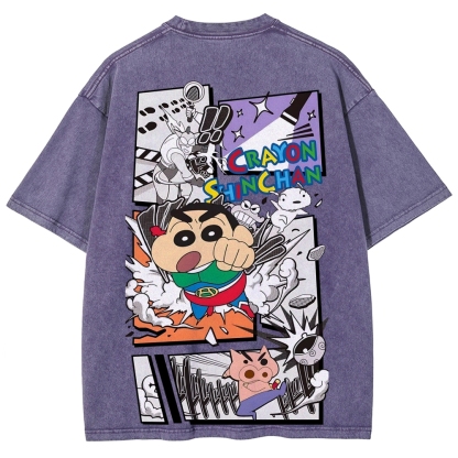 Crayon Shin-chan | Unisex Fit Washed T-Shirt