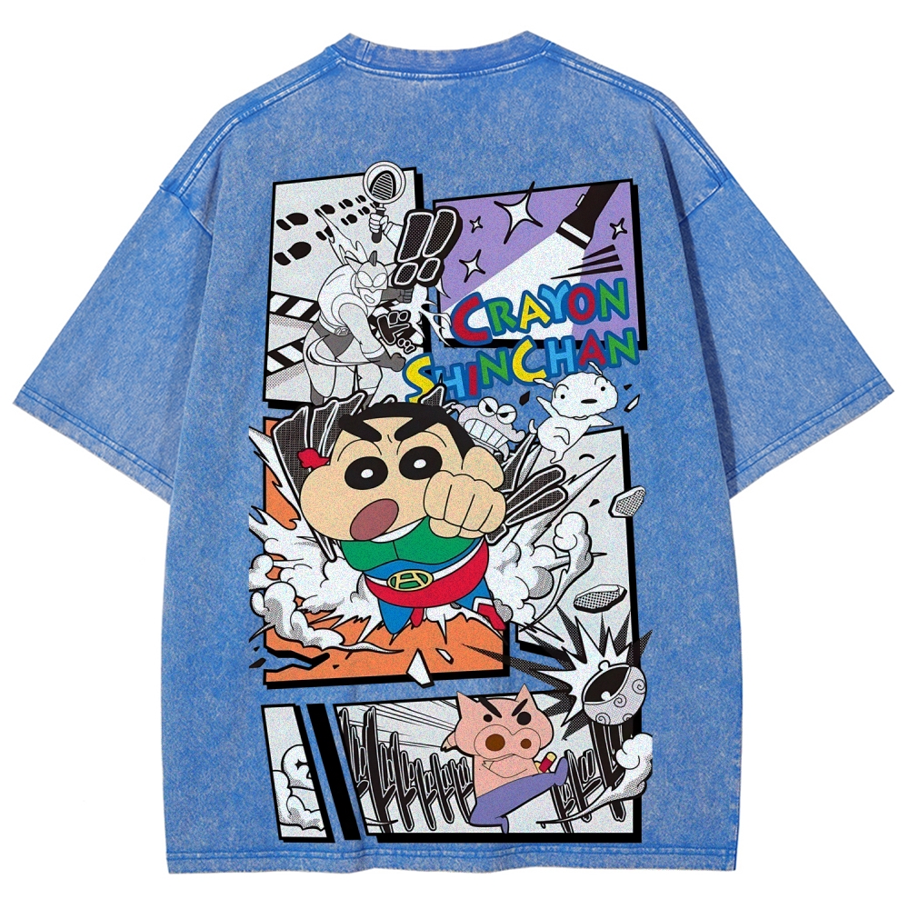 Crayon Shin-chan | Unisex Fit Washed T-Shirt
