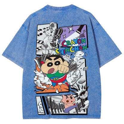 Crayon Shin-chan | Unisex Fit Washed T-Shirt