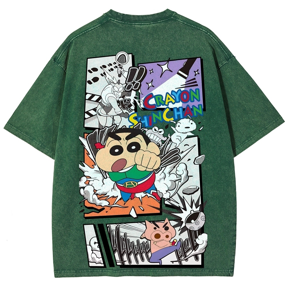Crayon Shin-chan | Unisex Fit Washed T-Shirt