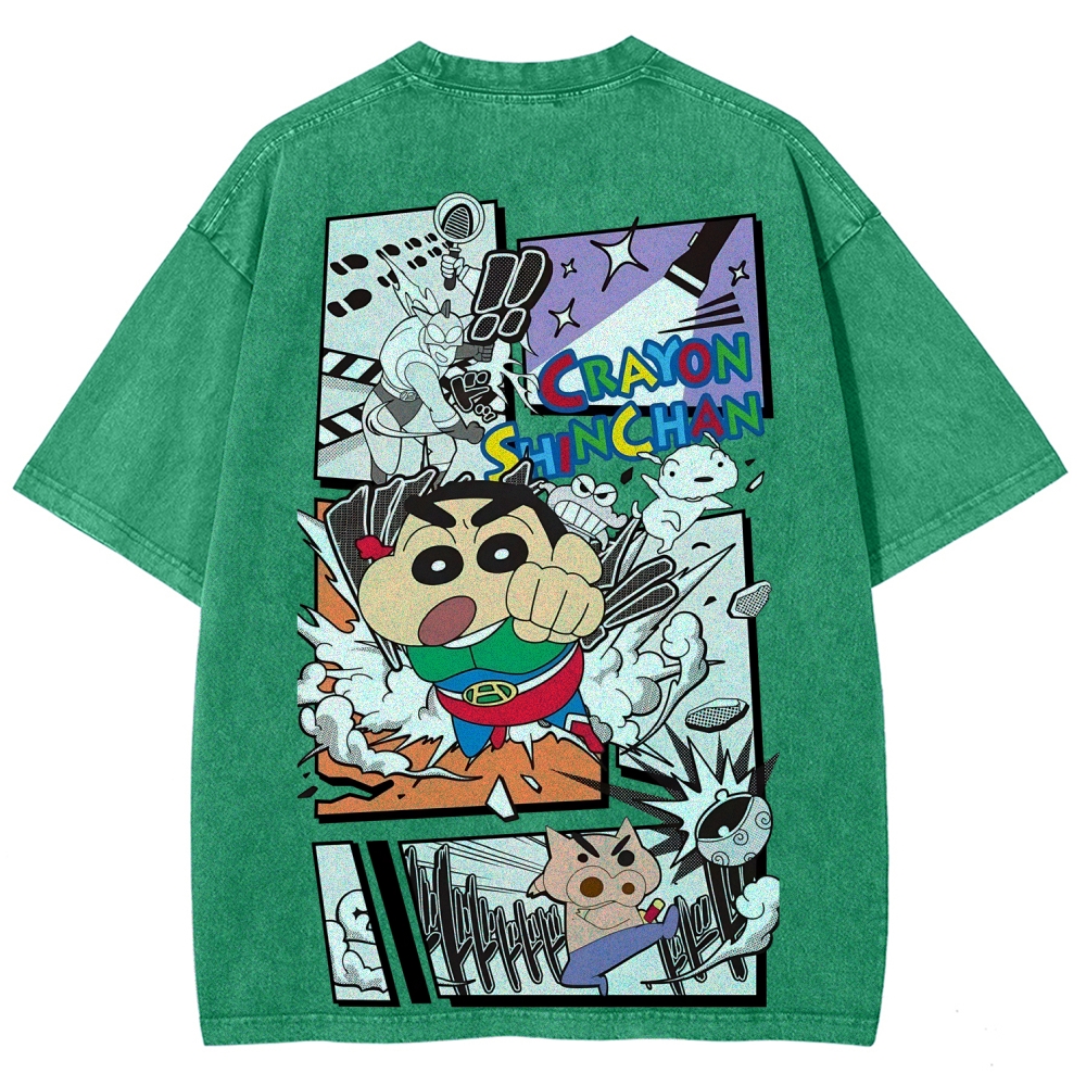 Crayon Shin-chan | Unisex Fit Washed T-Shirt