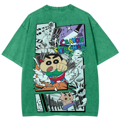 Crayon Shin-chan | Unisex Fit Washed T-Shirt
