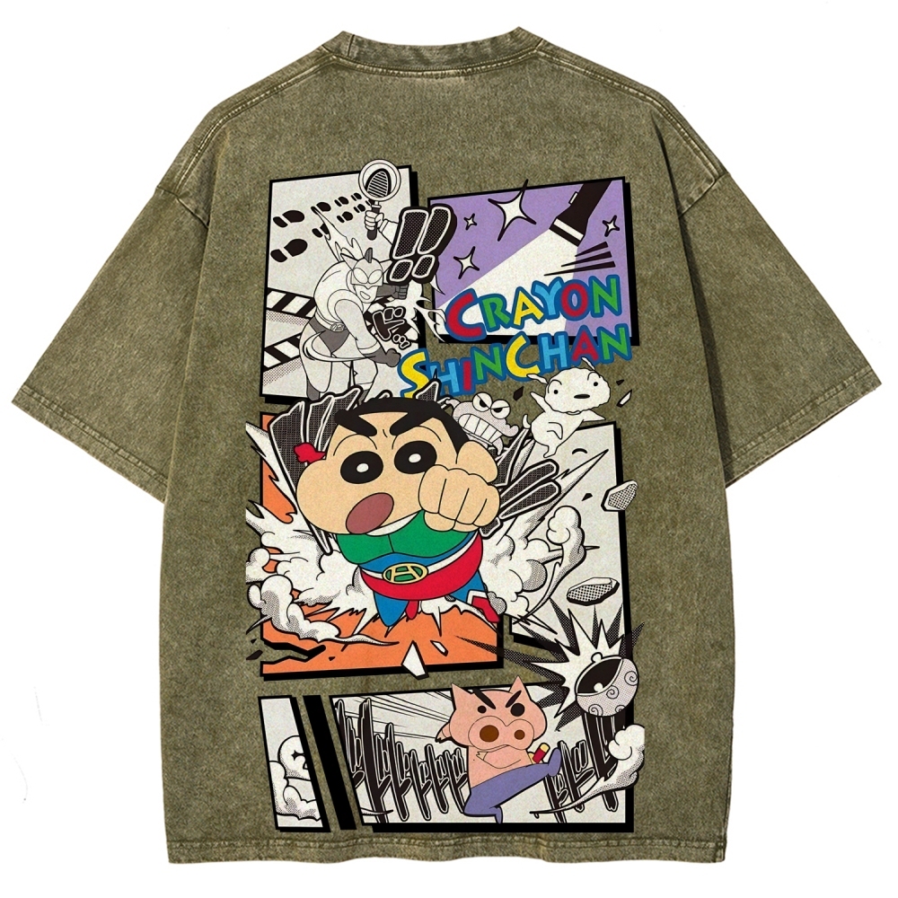 Crayon Shin-chan | Unisex Fit Washed T-Shirt