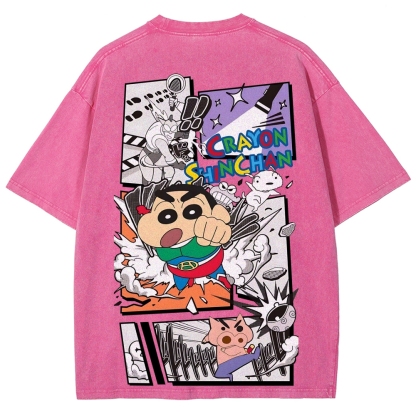 Crayon Shin-chan | Unisex Fit Washed T-Shirt