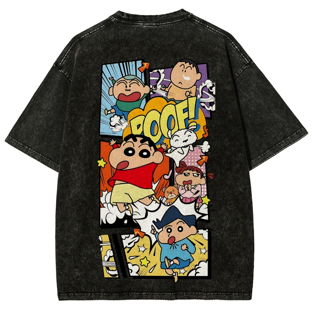 Crayon Shin-chan | Unisex Fit Washed T-Shirt