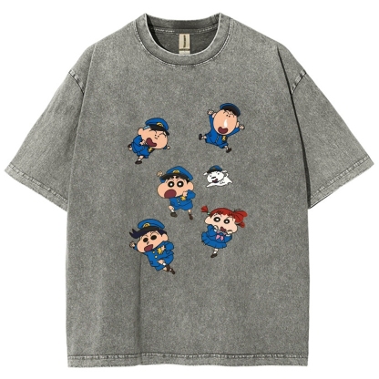 Crayon Shin-chan | Unisex Fit Washed T-Shirt