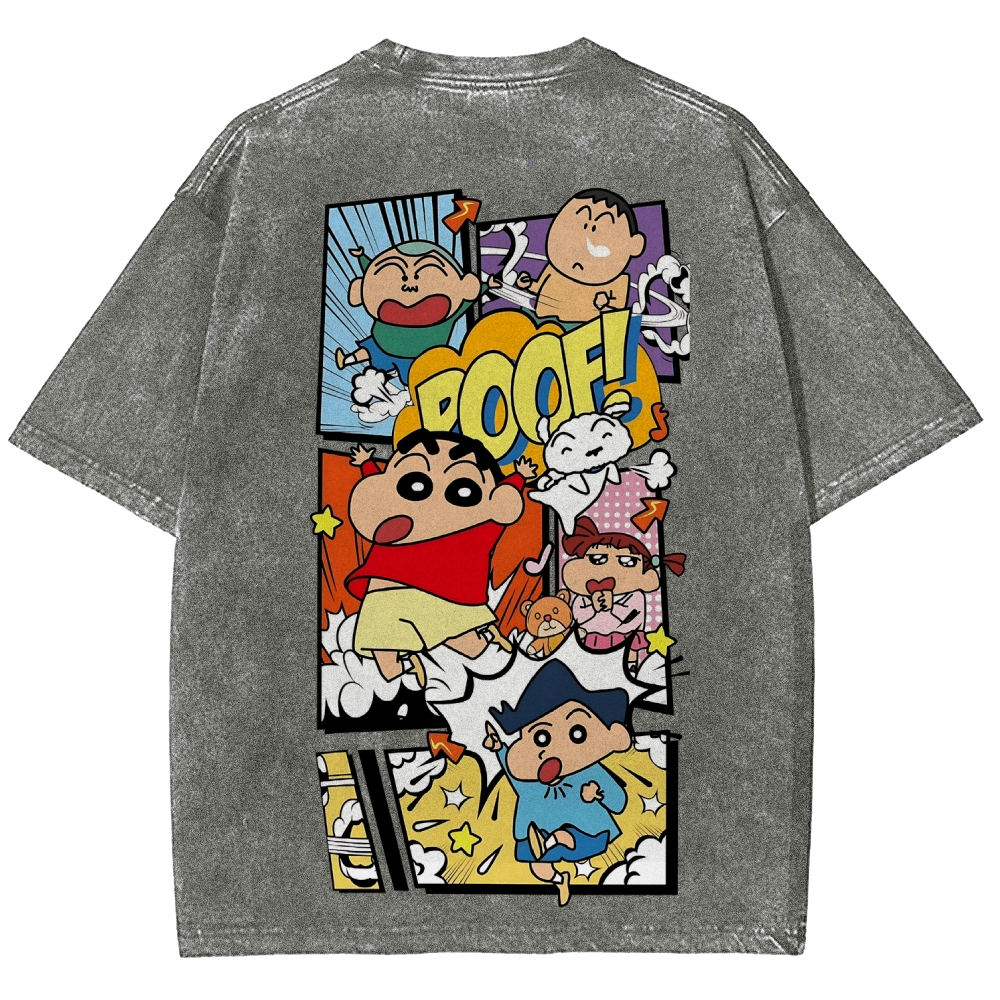 Crayon Shin-chan | Unisex Fit Washed T-Shirt
