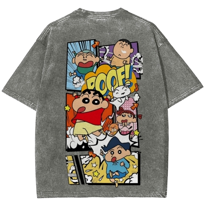 Crayon Shin-chan | Unisex Fit Washed T-Shirt