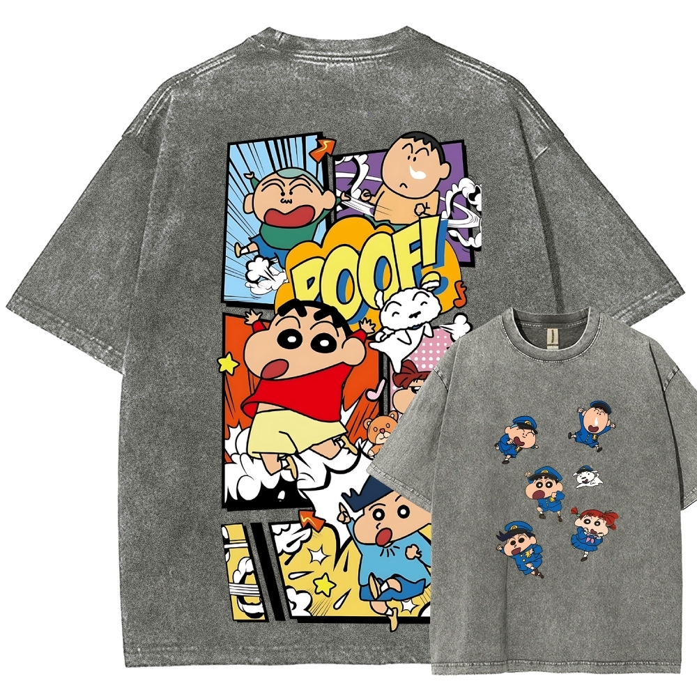 Crayon Shin-chan | Unisex Fit Washed T-Shirt