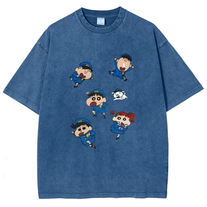 Crayon Shin-chan | Unisex Fit Washed T-Shirt