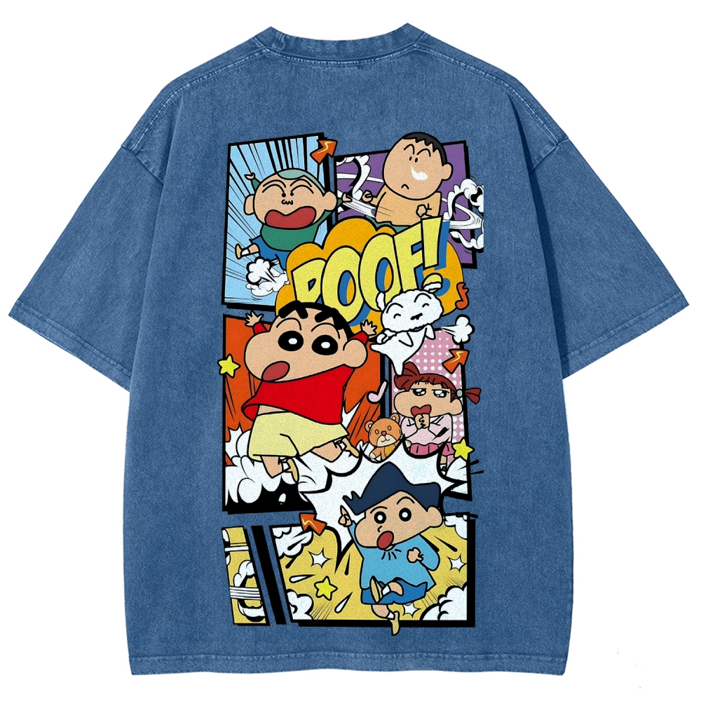 Crayon Shin-chan | Unisex Fit Washed T-Shirt