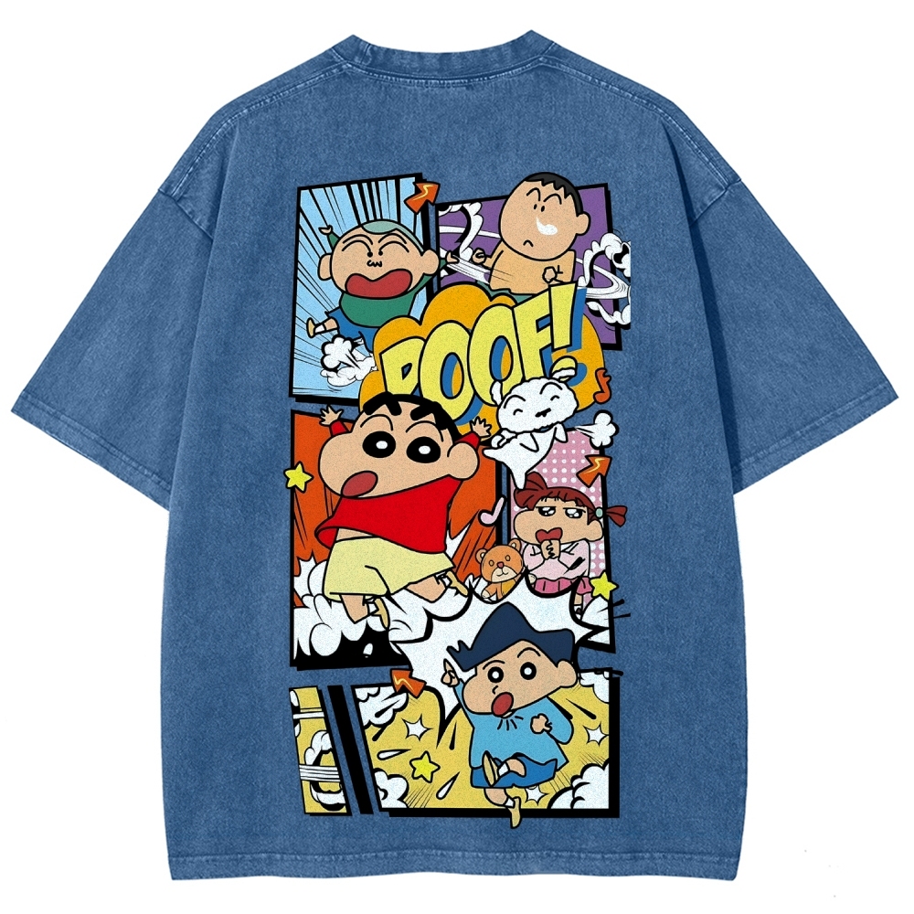 Crayon Shin-chan | Unisex Fit Washed T-Shirt