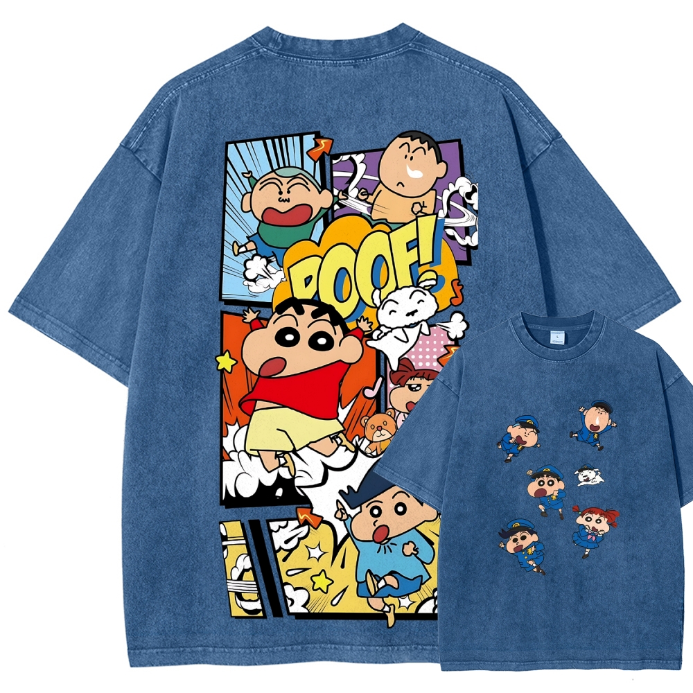 Crayon Shin-chan | Unisex Fit Washed T-Shirt
