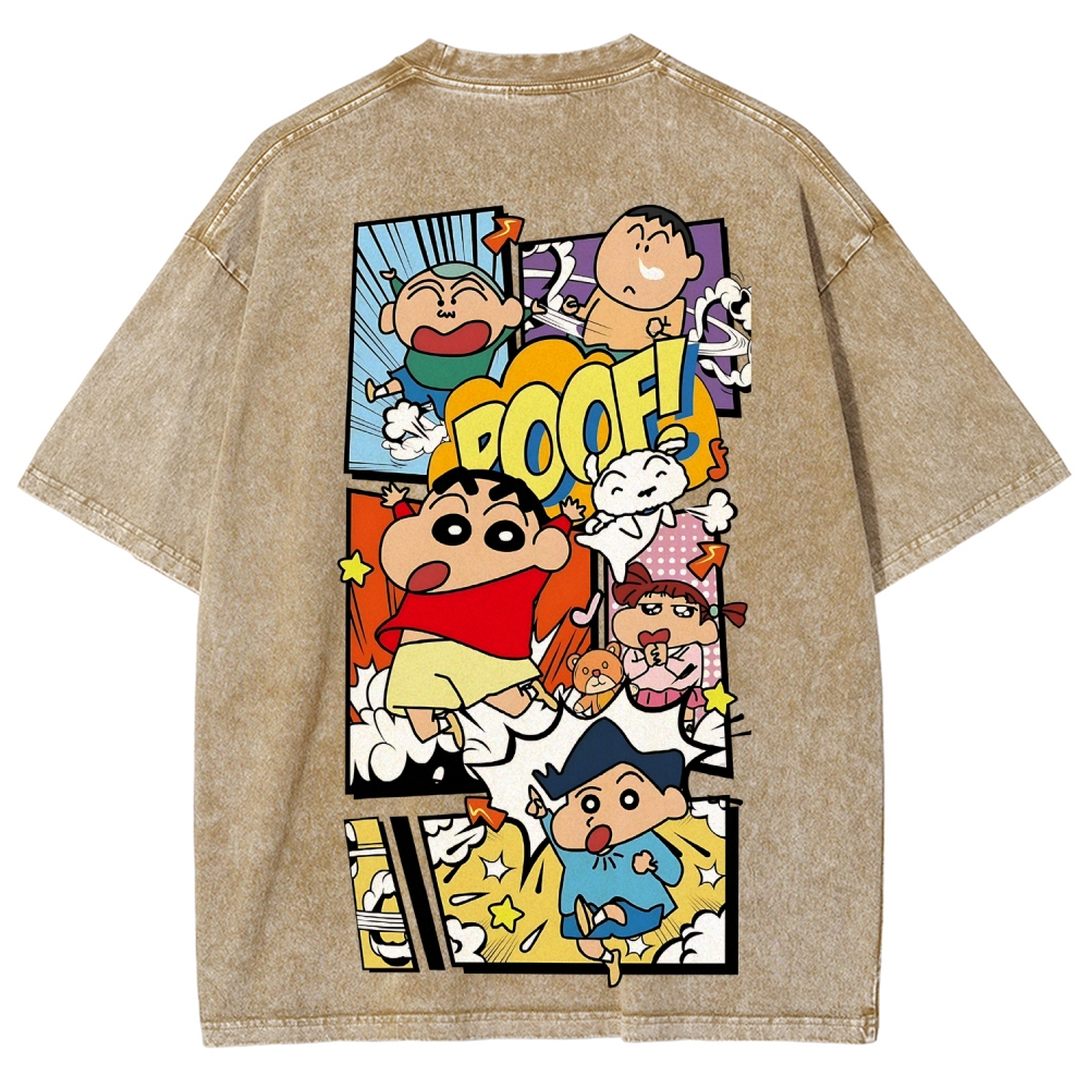 Crayon Shin-chan | Unisex Fit Washed T-Shirt