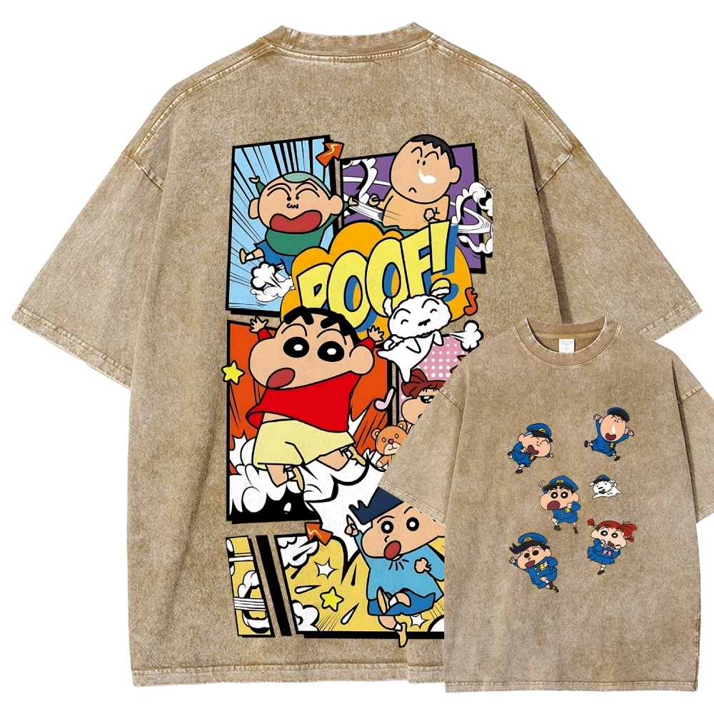 Crayon Shin-chan | Unisex Fit Washed T-Shirt
