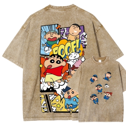 Crayon Shin-chan | Unisex Fit Washed T-Shirt