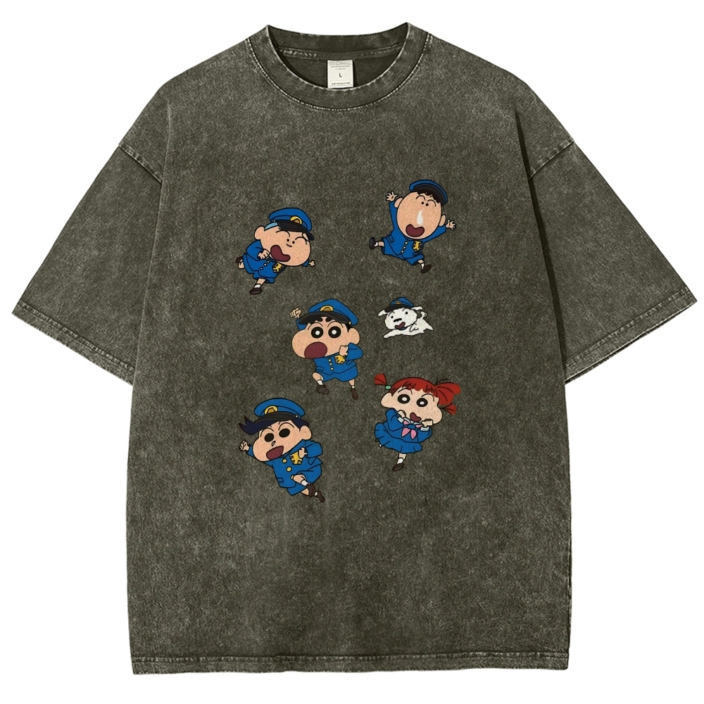 Crayon Shin-chan | Unisex Fit Washed T-Shirt