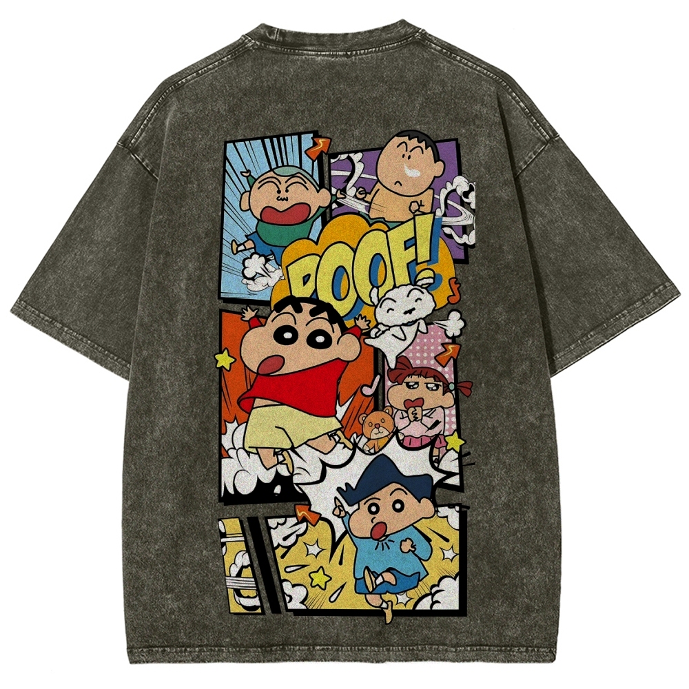 Crayon Shin-chan | Unisex Fit Washed T-Shirt