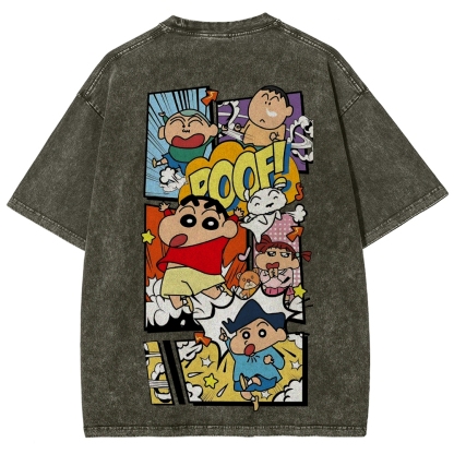 Crayon Shin-chan | Unisex Fit Washed T-Shirt
