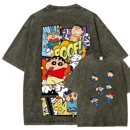 Crayon Shin-chan | Unisex Fit Washed T-Shirt