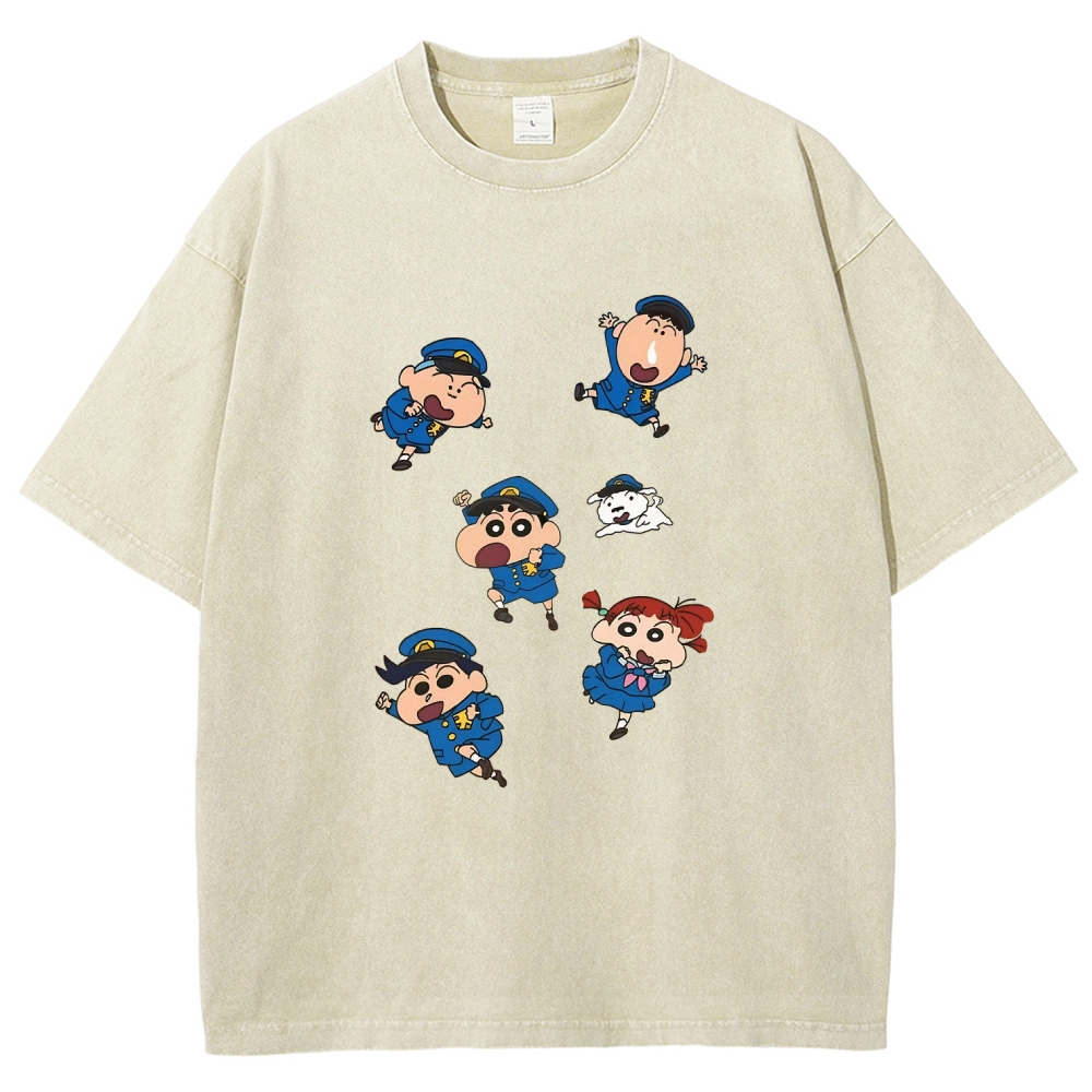Crayon Shin-chan | Unisex Fit Washed T-Shirt