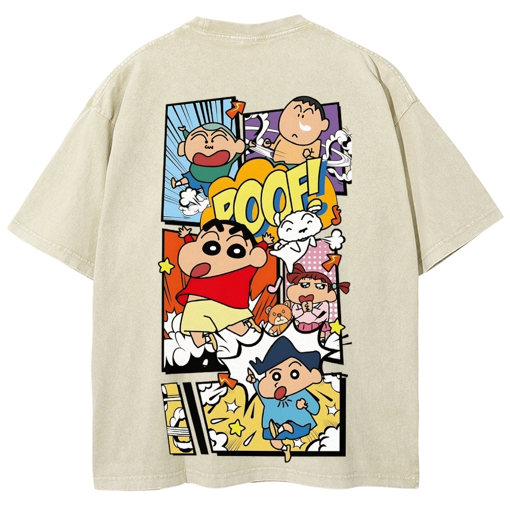 Crayon Shin-chan | Unisex Fit Washed T-Shirt