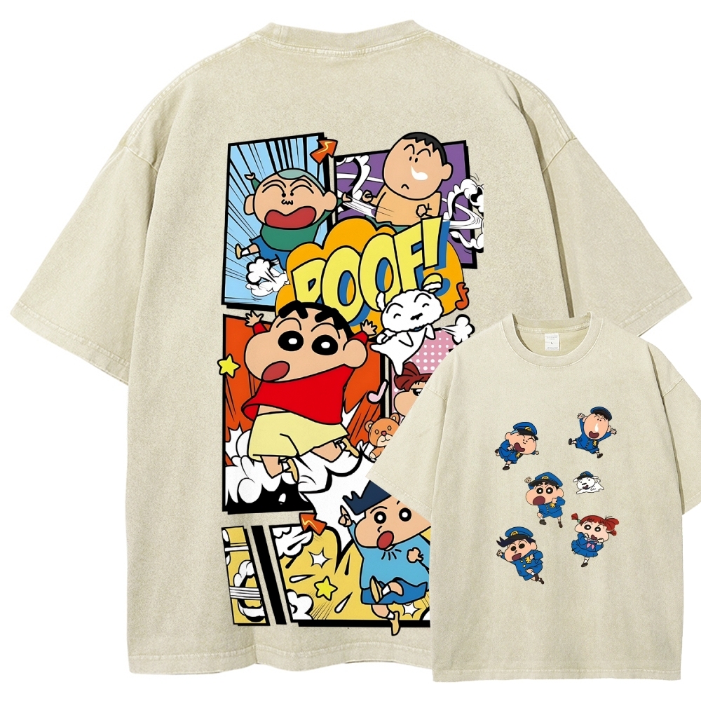 Crayon Shin-chan | Unisex Fit Washed T-Shirt