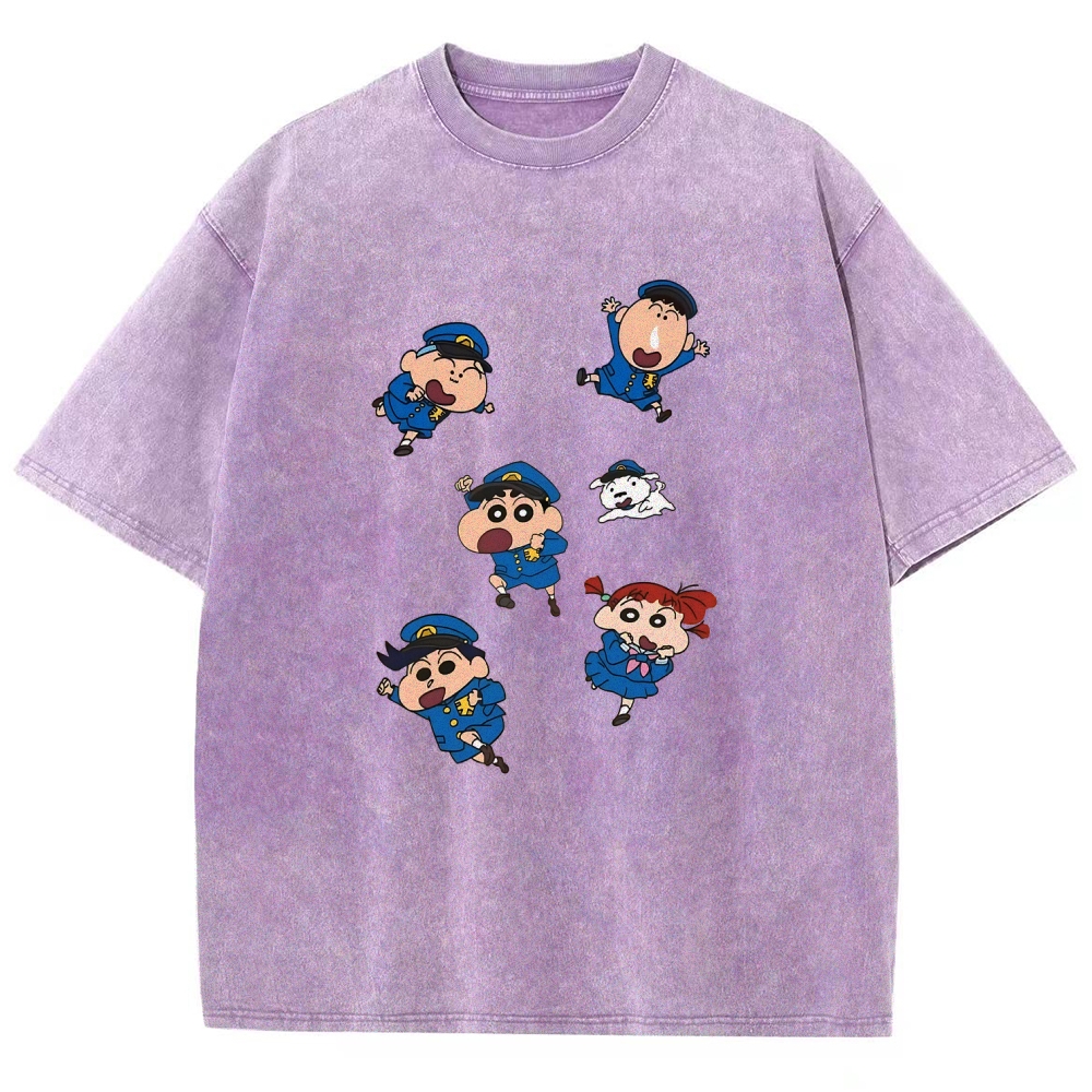 Crayon Shin-chan | Unisex Fit Washed T-Shirt