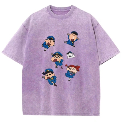 Crayon Shin-chan | Unisex Fit Washed T-Shirt