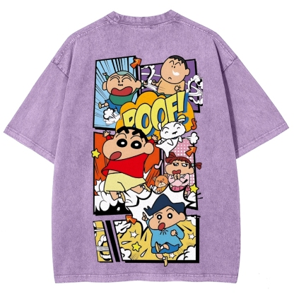 Crayon Shin-chan | Unisex Fit Washed T-Shirt