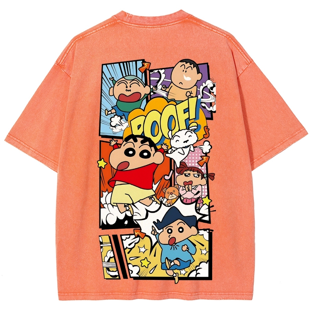 Crayon Shin-chan | Unisex Fit Washed T-Shirt