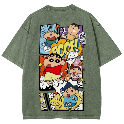 Crayon Shin-chan | Unisex Fit Washed T-Shirt